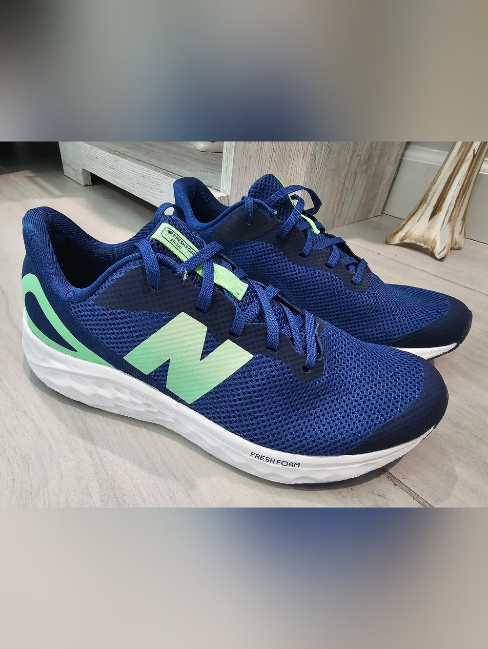 New Balance Fresh Foam Arishi Big Boys Blue Running Shoes Sneakers Size 7Y